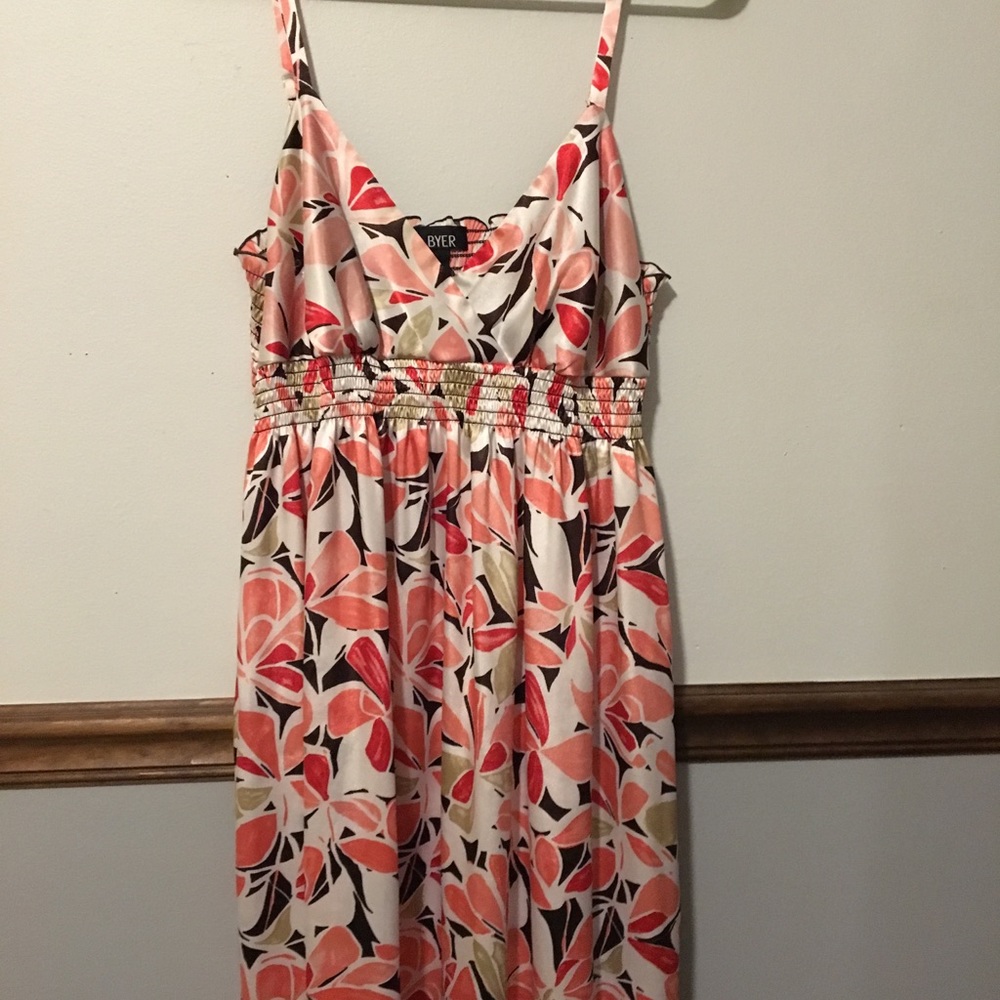 Floral Satin Dress